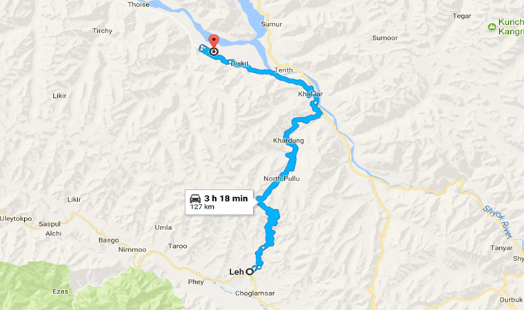 How to Reach Shangrila Resort Nubra from Leh